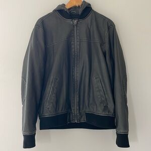 Levi Men’s Faux Leather Jacket